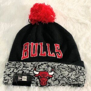 Chicago Bulls Pom Knit Hat